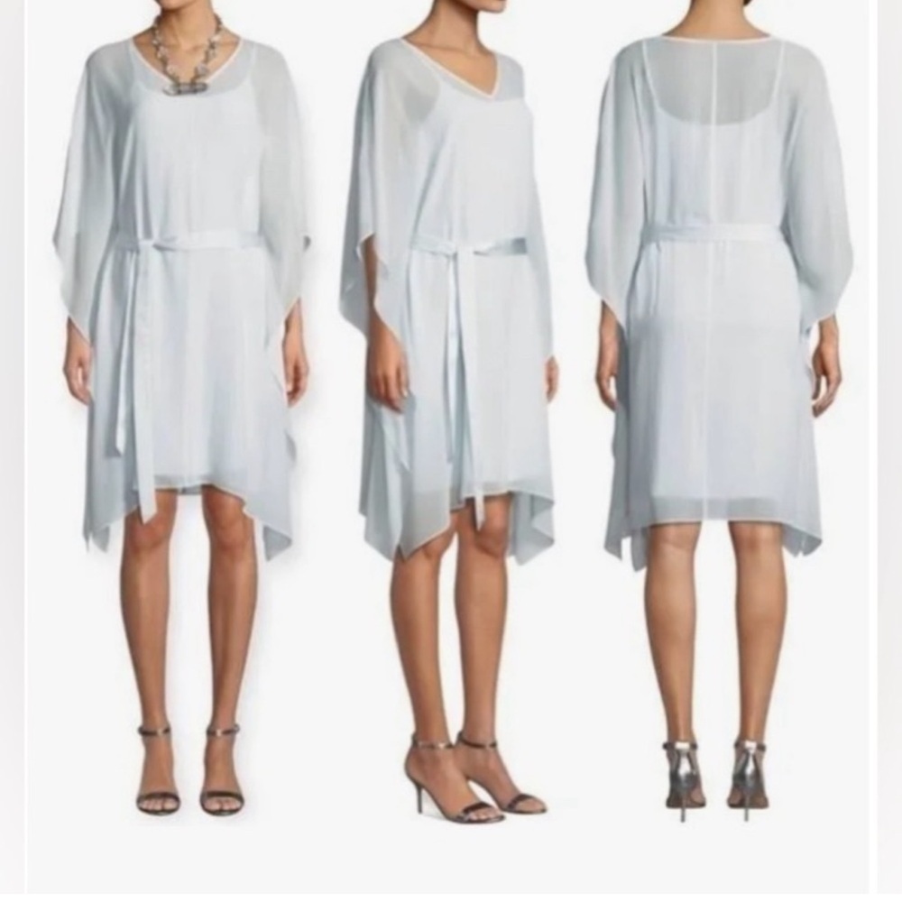 NWT Eileen Fisher Sheer Silk Georgette Size M